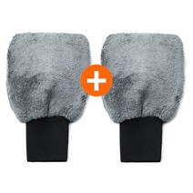 1+1 탑스 극세사 세차 워시미트 버블 세차장갑 양면