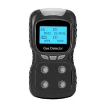 복합 가스 측정기 누설 탐지기 분석기 다중 감지기 황화수소 일산화탄소 가연성 누출, Black