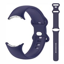 구글 픽셀 시계 밴드 스포츠 스마트 워치 손목 팔찌 트 격차 없음 실리콘 액 스트랩, [02] Deep Blue, [01] S