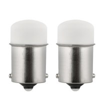 자동차전조등 2x p21w led 1156 high bright car light bulb smd 3014 auto universal reverse turn signal 호환, 노란색