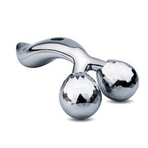 kapoo 3d마사지기실버 얼굴붓기빼기 페이스롤러 경락 사각턱, 1개