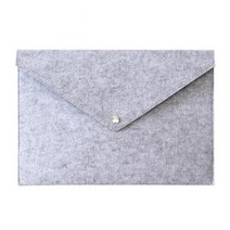 대용량 용지 종이 1 Pc 휴대용 확장 펠트 편지 크기 A4 봉투 문서 폴더 학교 편지지에 대 한, [01] Light Grey
