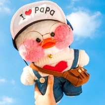 PKTOYS DIY 행운 만화 예쁘다 귀여 봉제 빵빵덕 오리 인형애착 만들기 선물 C06, 카우보이 모자 12