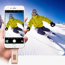 USB메모리 아이폰외장메모리 핸드폰USB 대용량 이동식디스크, 블랙32GB