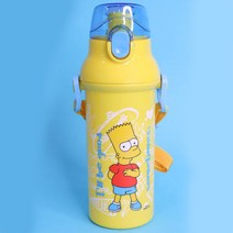 릴팡 포켓몬스터 앵커 원터치 어깨끈 물통, 480ml, 파이리