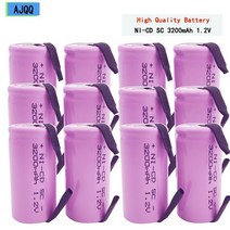 밀워키 보쉬 배터리 충전식 전기 드릴 스크루 드라이버 도구 접 탭이있는 3200mah, 1.2v, 48개