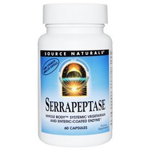 Source Naturals 세라펩타제 60 캡슐