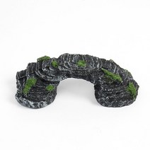 바위 은신처 인조장식 14.5x4cm 사육장 어항꾸미기, 없음