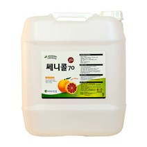 쎄니콜70 알콜 살균 소독제 20L 손소독 말통 업소용 대용량, 1통