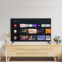 해커 구글 안드로이드 스마트 4K UHD TV 109cm (43인치), 스탠드 방문설치