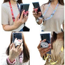LG V50S ThinQ 케이스 (LM-V510N V510S V510K V510L) 투명젤리 목걸이줄 휴대폰 커버