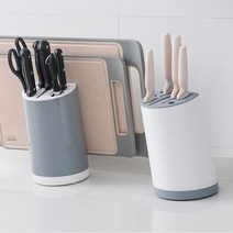 싱크대 칼꽂이 도마 보관대 칼거치 보관통 칼집 조리 도구 수납 정리, 화이트