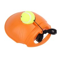 테니스연습공 테니스공 테니스볼 자동 테니스 공 트레이너 기계 리바운드 운동 야외 스파링, 01 Orange with ball set