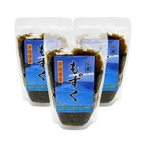 소금 모즈쿠 300gx3봉 오키나와산 후코이단 풍부 장기 보존 염장 타입 비타민 모즈쿠노 튀김 모즈쿠초