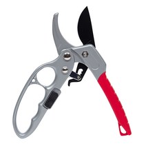 E.T.Shop 라쳇 전지가위 원예가위 레드 / 꽃가위 원예용품 정원용품 전지가위 다목적가위, 1개