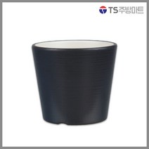 돌산멜라민 체크투톤(블랙앤화이트) 컵 (업소용그릇 멜라민그릇 예쁜그릇 식당접시 멜라민볼 멜라민찬기 검정색그릇), DS-7122 (1호)