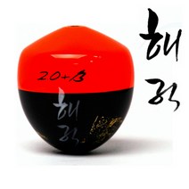 [나만의수제찌] 원도권 원정용 수제 오동나무 구멍찌 해적 해적찌, 형광오렌지3.0호