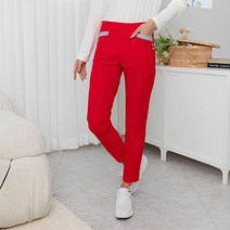 순이들 여성 체크 포켓 슬랙스 팬츠