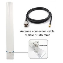 새로운 18dBi 옴니 와이파이 LTE 4G 698-2700-3800Mhz N 여성 야외 2G 3G 5G 안테나 통신용 1PCS, 04 4M SMA male