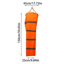 풍향계 바람자루 풍향기 바람측정 반사 형 Windsock Streamer 80100150cm Scratchproof Windproof Flag 형, 03 1.5M