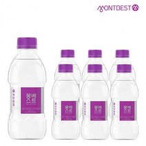 한국청정음료 몽베스트 생수 330ml x 6개 야외활동필수품 유아분유물 미니생수 미네랄워터, 상세페이지 참조