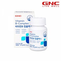 [GNC] 비타민B 컴플렉스 (60정) 30일분_(51075), 단품, 단품, 상세참조