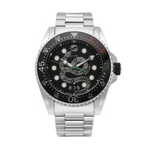 구찌 다이브 킹스네이크 남자 메탈 손목 시계 YA136218