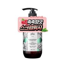 플루 데일리 스크럽 바디워시 라즈베리민트, 500g × 2개, 500g