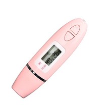피부측정기 휴대용 수분 피부진단기 디지털 금속 분석기 바디 페이스 오일 워터 테스터 도구 스마트 전문 미용 장비, 분홍색