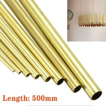 각관 튜브 파이프 아연 스테인레스 플라스틱 황동 원형 외부 2mm -20mm 길이 벽, 8x6x500mm