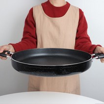 HJ 알루미늄 전판 32cm AA 코팅 닭갈비 팬 볶음 대용량 업소용, HJ 알루미늄 전판 46cm (014924)