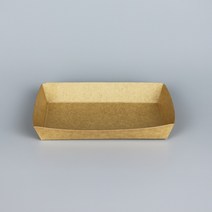 꼬지 핫도그 소시지 포장용 크라프트 종이트레이 KY 2호 1000개