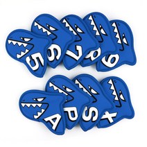 AIMSHARK 에임샤크 팔레트 상어 골프 아이언커버 세트 72shot, 팔레트 아이언커버 블루