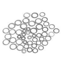 고무오링 패킹 실리콘 오링 고무링 20pcs M6-M26 알루미늄 와셔 가스 켓 플랫 금속 플러그 오일 씰링 링 패, 11 12x16x1.5mm