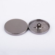 금장 단추 부자재 셀프 평면 골드 메탈 버튼 직경 11mm-30mm 의류 액세서리 셔츠 코트 DIY 10 개, 05 qiang hei_05 20mm