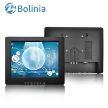 노트북보조모니터 12 인치 800*600 HDMI VGA AV BNC USB 스퀘어 스크린 플라스틱 케이스 TFT Vesa 벽 마운트 데스크탑 스탠드 산업용 POS CCTV 모니터, [01] B121, [01] EU 플매트 카펫 러그