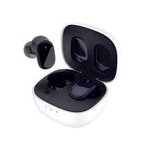HTC 2023 Android & iPhone용 새로운 무선 블루투스 이어폰 7 인 이어 헤드폰 노이즈 캔슬링 10mm 드라이버 딥 베이스-40ms 초저지연/22H 재생 시간/게, TWS7, Black