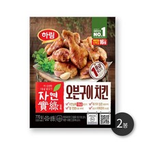 자연실록오븐구이치킨 770g 2봉, 하림 자연실록오븐구이치킨 770g 2봉
