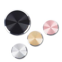 휴대폰 마그네틱 거치대용 메탈 플레이트 자석거치대 CD패턴, 로즈골드