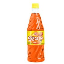 오뚜기 시럽 슬러시 오렌지향 1병 시럽원액, 4개, 1kg
