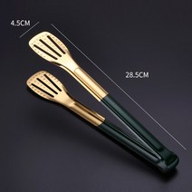 감자튀김집게 먹방집게 요리용핀셋 304 스텐레스 집게 튀김집게 불고집게 스테이크집게, 08 그린빅사이즈304스테인리스 스틸