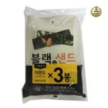 라이브잇 풀무원 블랙김샌드 아몬드 스낵, 27개입, 20g