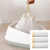 라이프랩 고양이 배변 봉투 똥봉투 반려묘 화장실 갈이 모래 갈이 비닐 봉투 소형 대형 94x45 3P