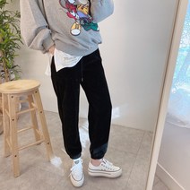 보블리에 / 벨벳 조거 밴딩팬츠