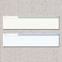 모눈 노트 떡메모지 그리드 드로잉 필기 메모 패드 투두리스트 아이디어 수첩 공시생 대학생 사무실 근무일지, 마음교감 (키즈용)