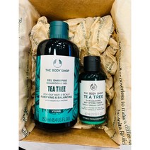 더바디샵 티트리 젤샴푸 250ML + 티트리 스킨 클리어링 매티파잉 토너 60ML 2종선물세트(선물포장), 1