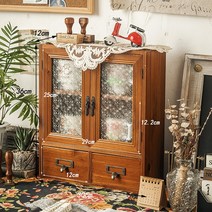 원목 서랍장 2단 양문형 엔틱 빈티지 인테리어 소품 레트로감성 엔틱 옛날 미니, 선택3