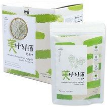미나리막걸리 유산균 막걸리 만들기 선물 세트 가루탄산 생막걸리 제조 DIY 술만들기 키트, 미나리 180g