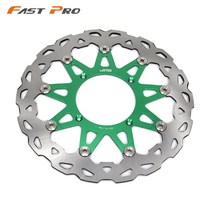 디스크로터 320MM 프론트 웨이브 플로팅 브레이크 디스크 로터 For Kawasaki KX25 KX 450 Supermoto Motard, 한개옵션0
