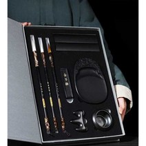 서예 벼루호모필 필묵지 서예연자 묵지문방 고급, 4종 풀세트(원지 200장)